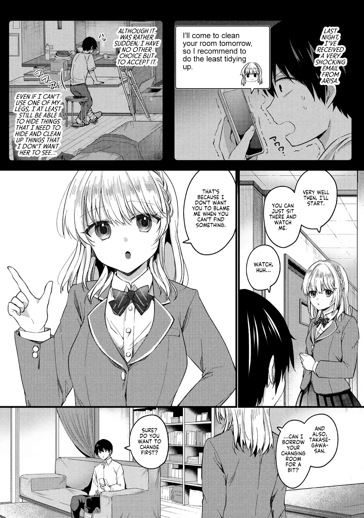 About that time I didn't want to have a matchmaking interview, so I set some impossible conditions and then my classmate showed up chapter 3 page 2