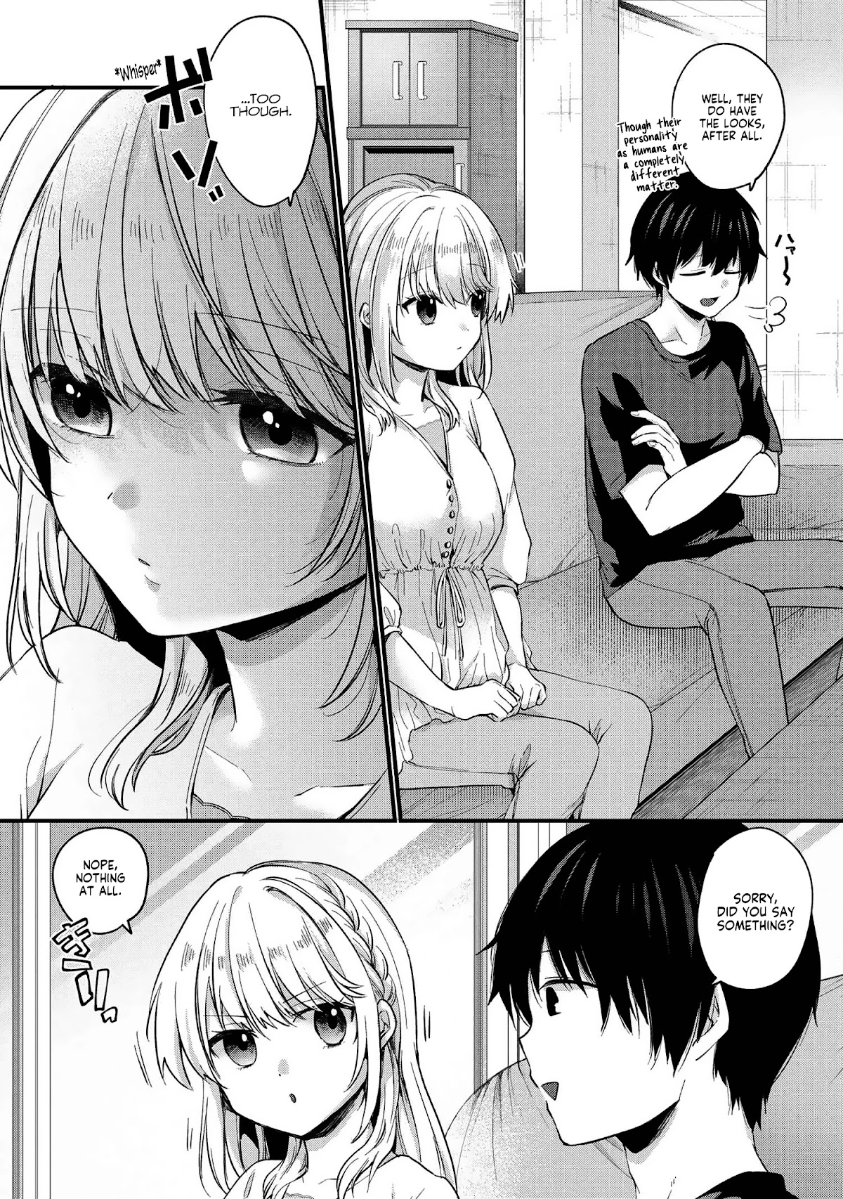 About that time I didn't want to have a matchmaking interview, so I set some impossible conditions and then my classmate showed up chapter 3 page 32