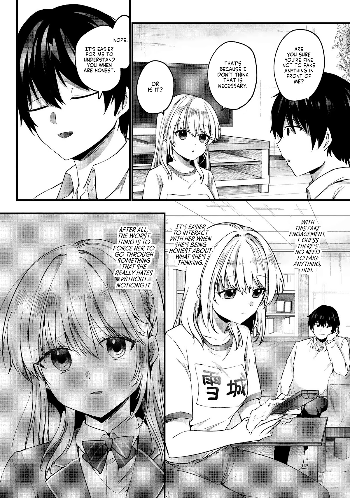 About that time I didn't want to have a matchmaking interview, so I set some impossible conditions and then my classmate showed up chapter 3 page 7