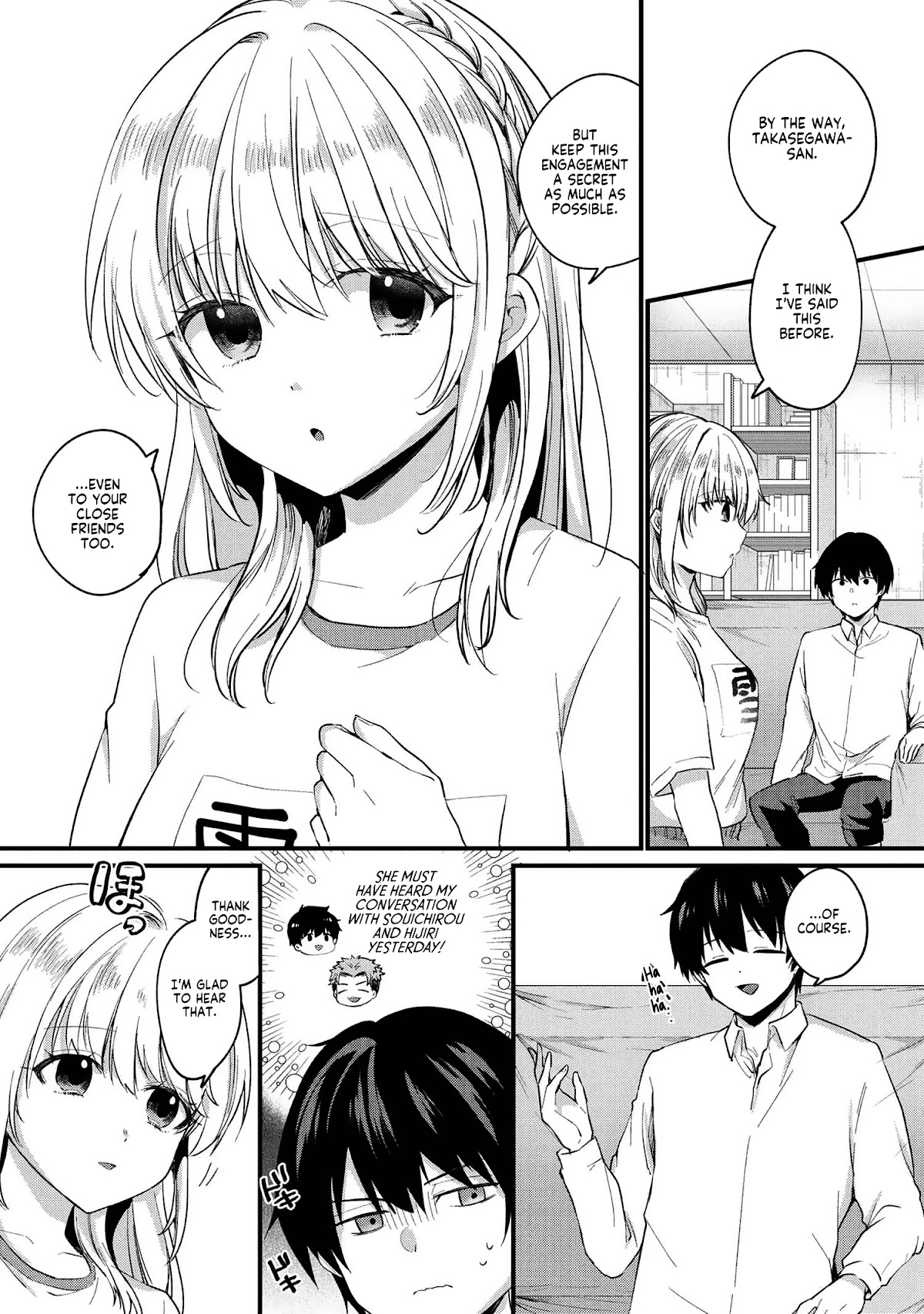 About that time I didn't want to have a matchmaking interview, so I set some impossible conditions and then my classmate showed up chapter 3 page 8