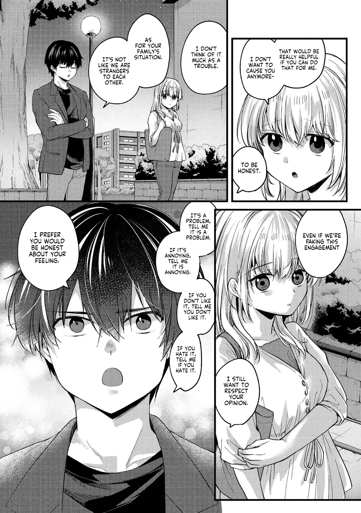 About that time I didn't want to have a matchmaking interview, so I set some impossible conditions and then my classmate showed up chapter 4 page 18