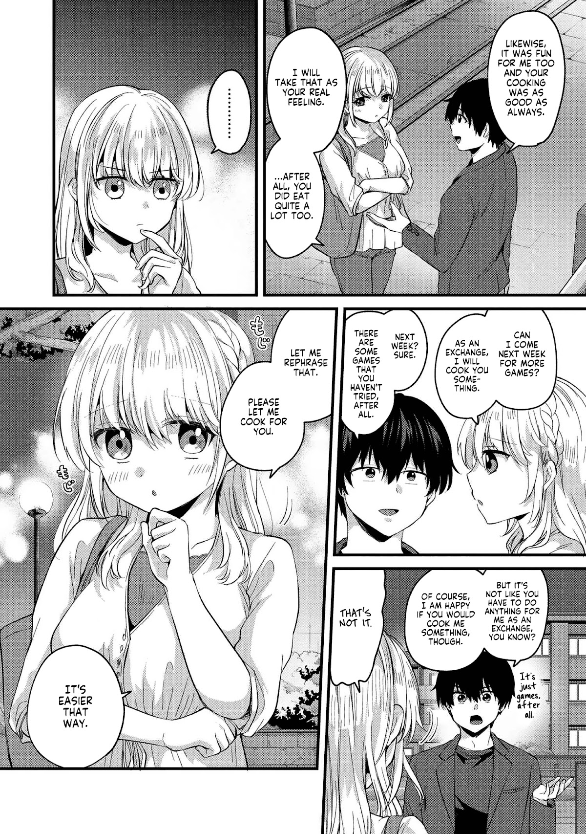 About that time I didn't want to have a matchmaking interview, so I set some impossible conditions and then my classmate showed up chapter 4 page 21