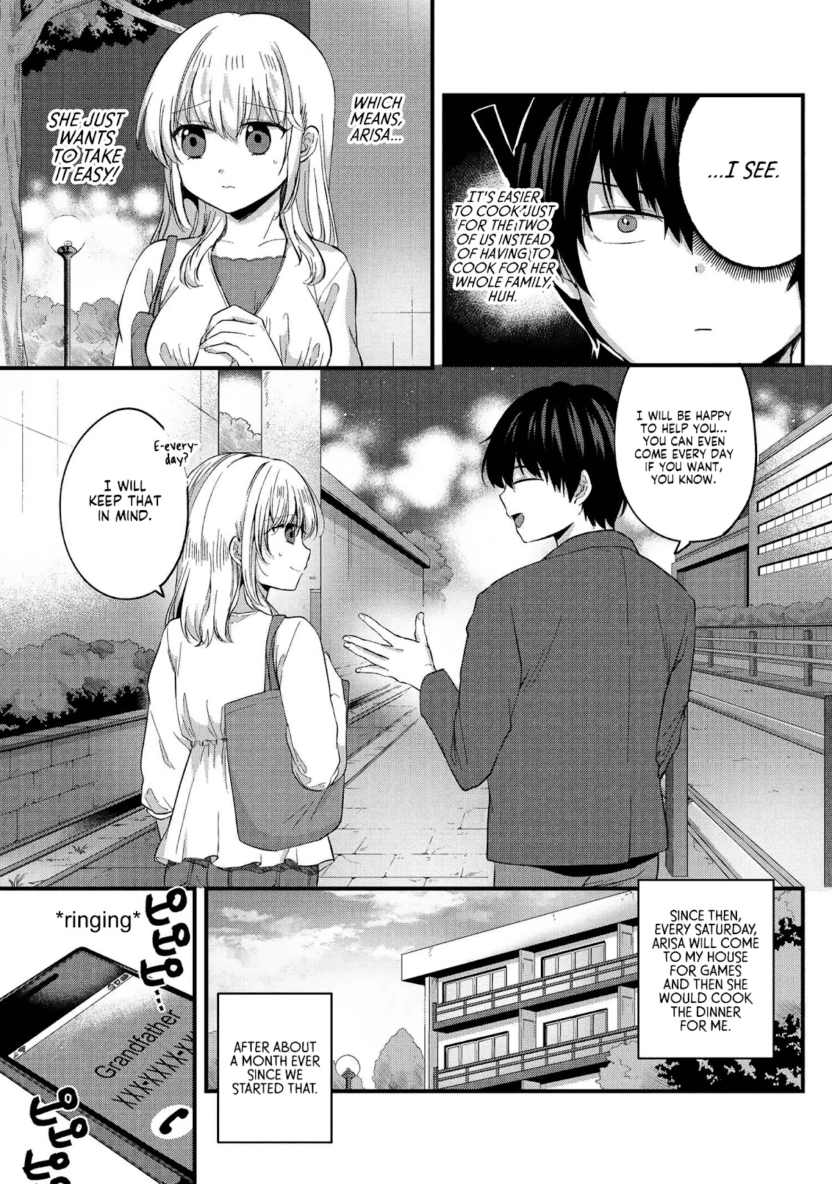 About that time I didn't want to have a matchmaking interview, so I set some impossible conditions and then my classmate showed up chapter 4 page 22