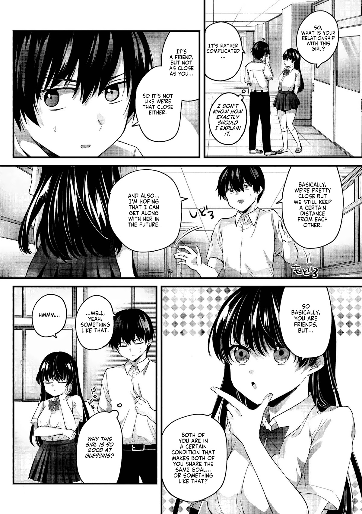 About that time I didn't want to have a matchmaking interview, so I set some impossible conditions and then my classmate showed up chapter 4 page 27