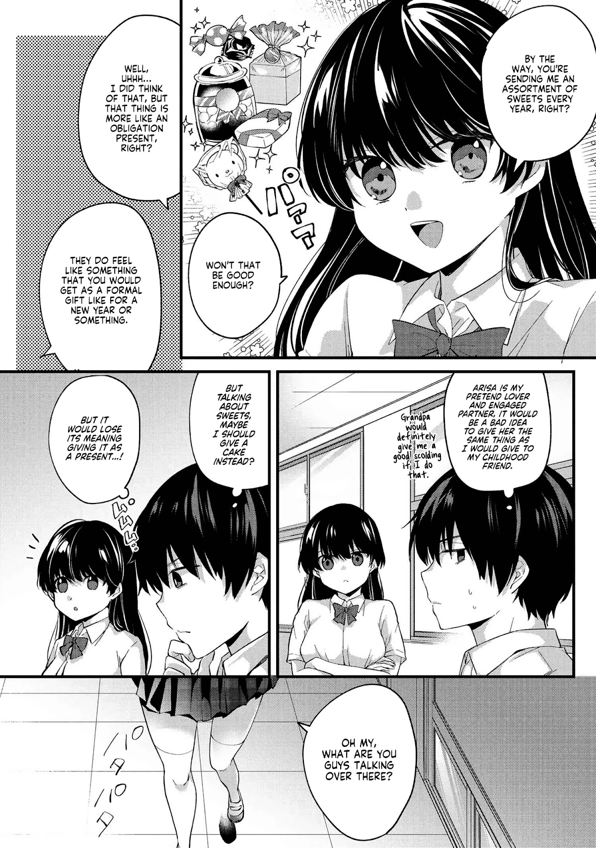 About that time I didn't want to have a matchmaking interview, so I set some impossible conditions and then my classmate showed up chapter 4 page 28