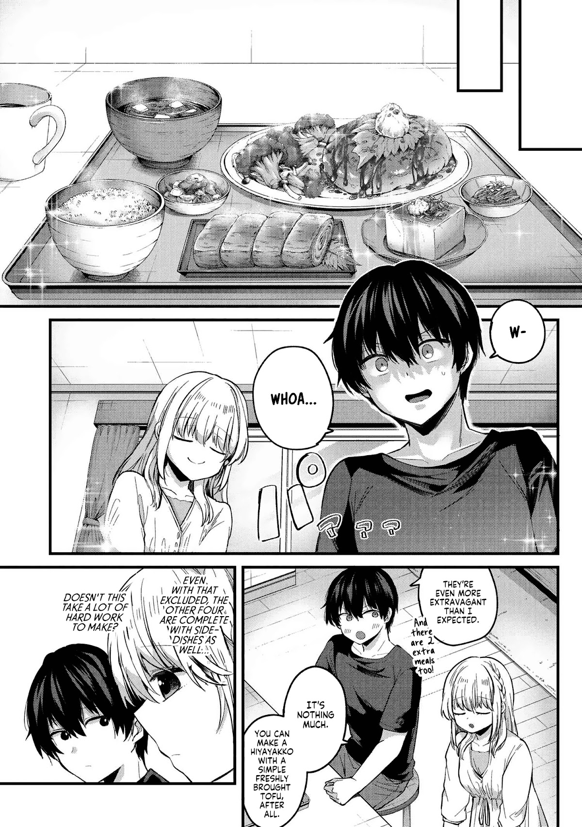 About that time I didn't want to have a matchmaking interview, so I set some impossible conditions and then my classmate showed up chapter 4 page 8