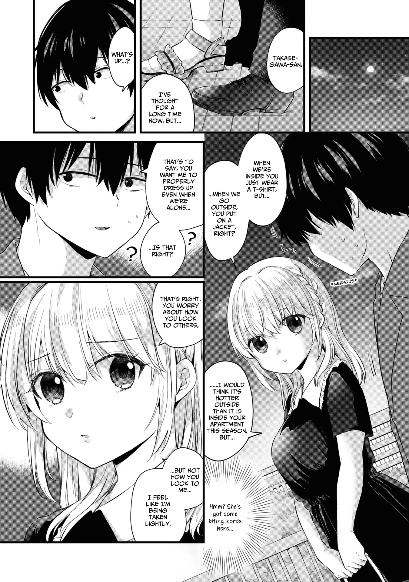 About that time I didn't want to have a matchmaking interview, so I set some impossible conditions and then my classmate showed up chapter 5 page 12