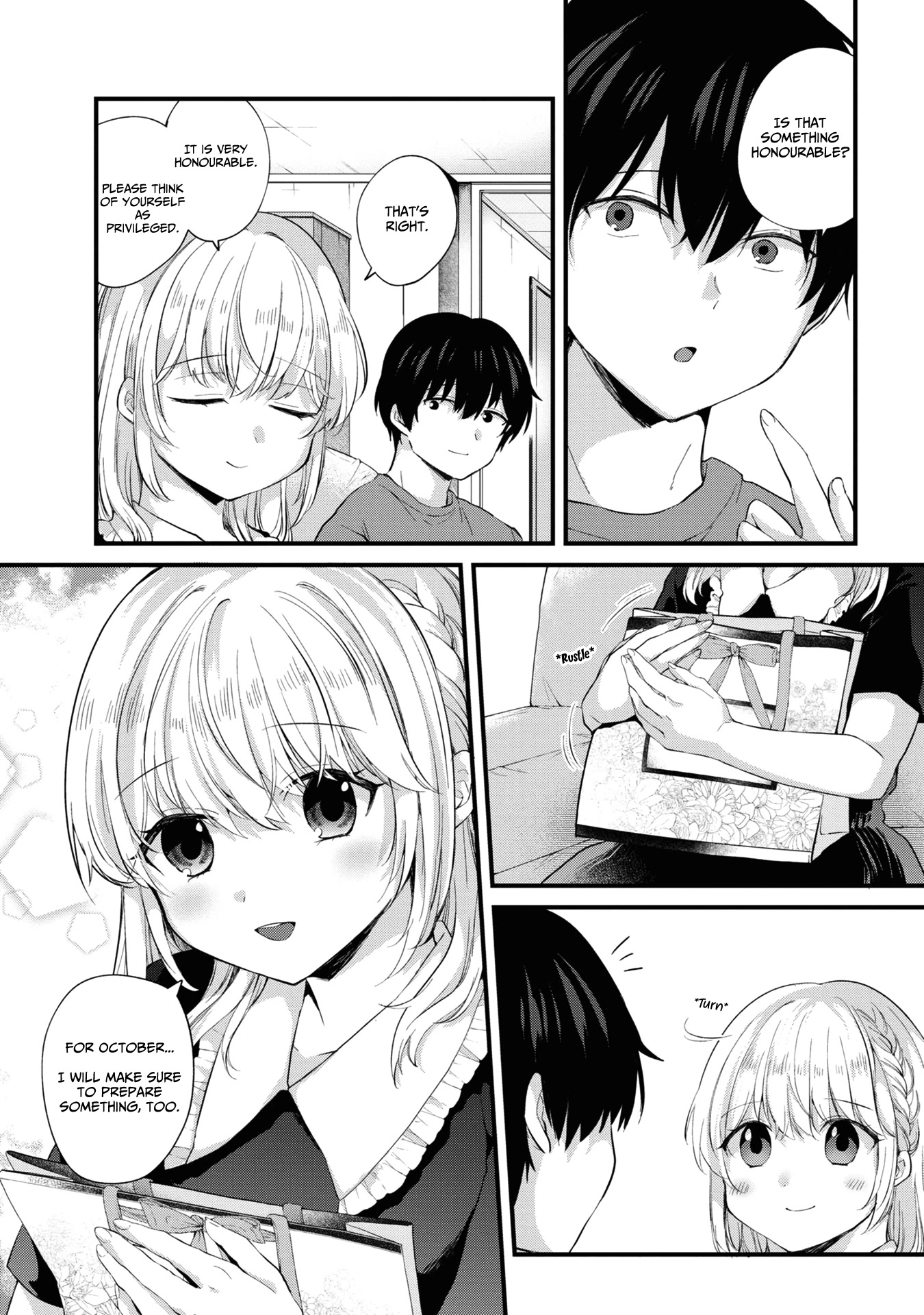 About that time I didn't want to have a matchmaking interview, so I set some impossible conditions and then my classmate showed up chapter 5 page 7