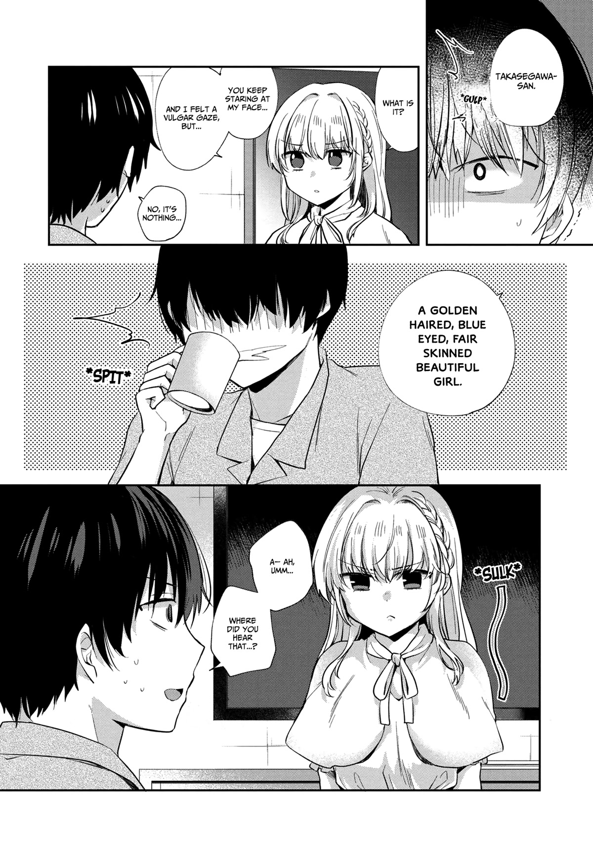 About that time I didn't want to have a matchmaking interview, so I set some impossible conditions and then my classmate showed up chapter 6.1 page 10