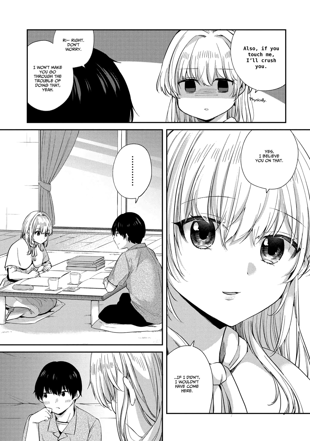 About that time I didn't want to have a matchmaking interview, so I set some impossible conditions and then my classmate showed up chapter 6.1 page 13