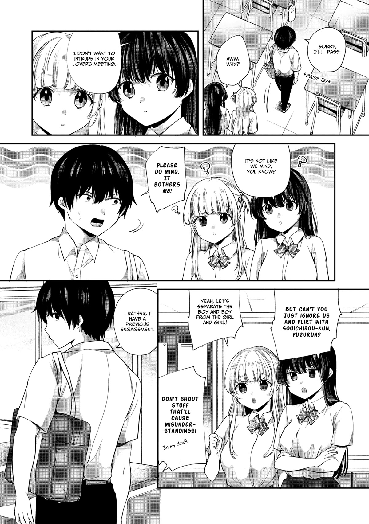 About that time I didn't want to have a matchmaking interview, so I set some impossible conditions and then my classmate showed up chapter 6.1 page 2