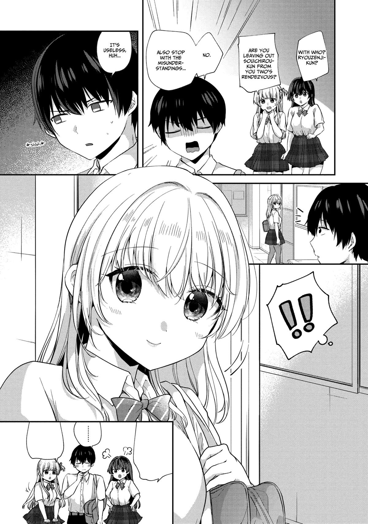 About that time I didn't want to have a matchmaking interview, so I set some impossible conditions and then my classmate showed up chapter 6.1 page 3