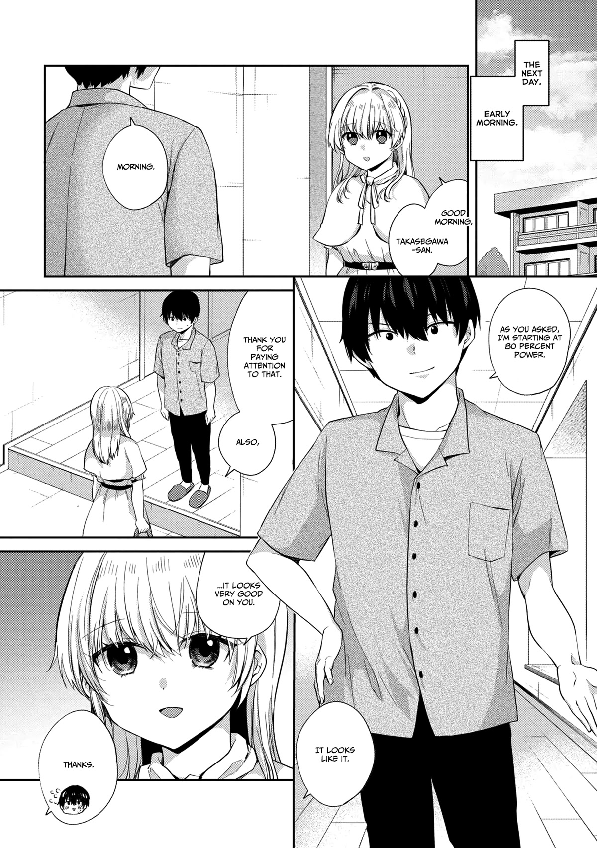 About that time I didn't want to have a matchmaking interview, so I set some impossible conditions and then my classmate showed up chapter 6.1 page 4