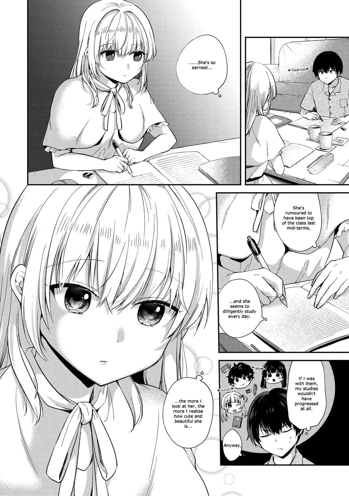 About that time I didn't want to have a matchmaking interview, so I set some impossible conditions and then my classmate showed up chapter 6.1 page 8