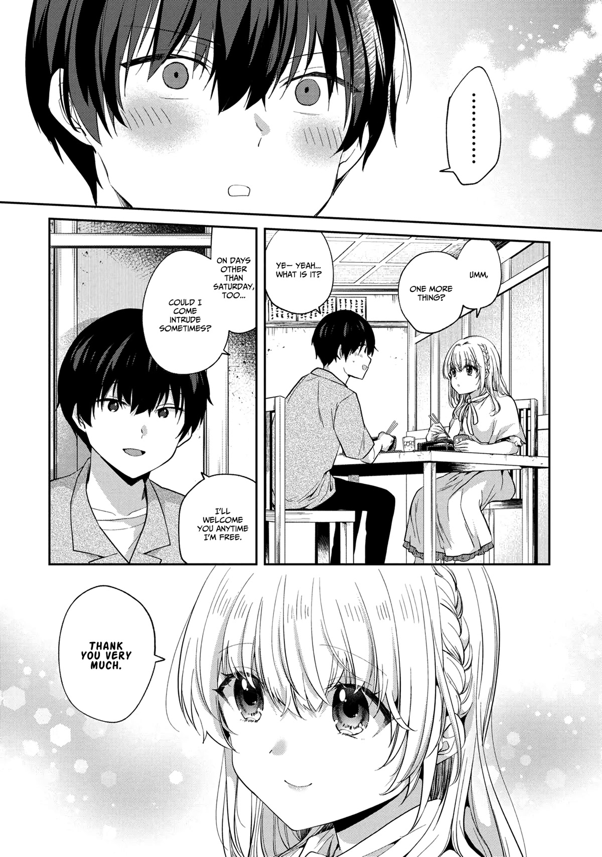 About that time I didn't want to have a matchmaking interview, so I set some impossible conditions and then my classmate showed up chapter 6.2 page 10