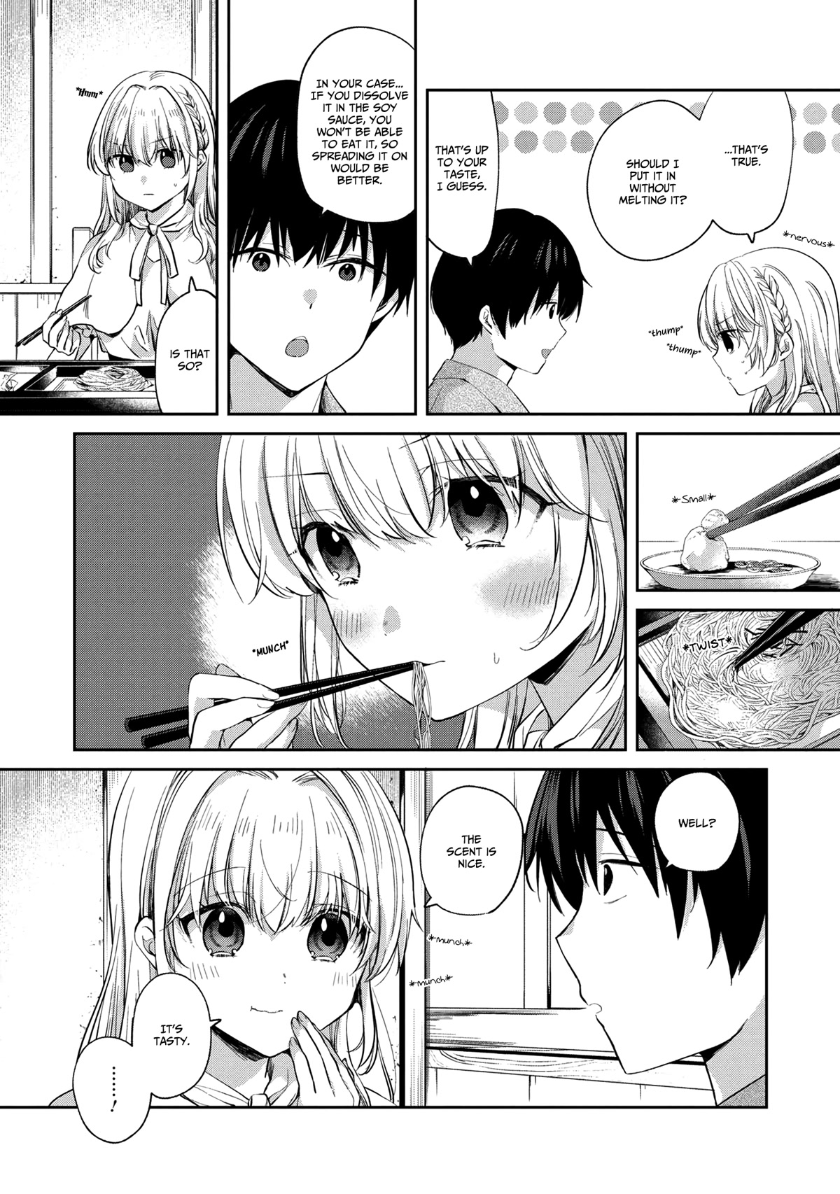 About that time I didn't want to have a matchmaking interview, so I set some impossible conditions and then my classmate showed up chapter 6.2 page 4