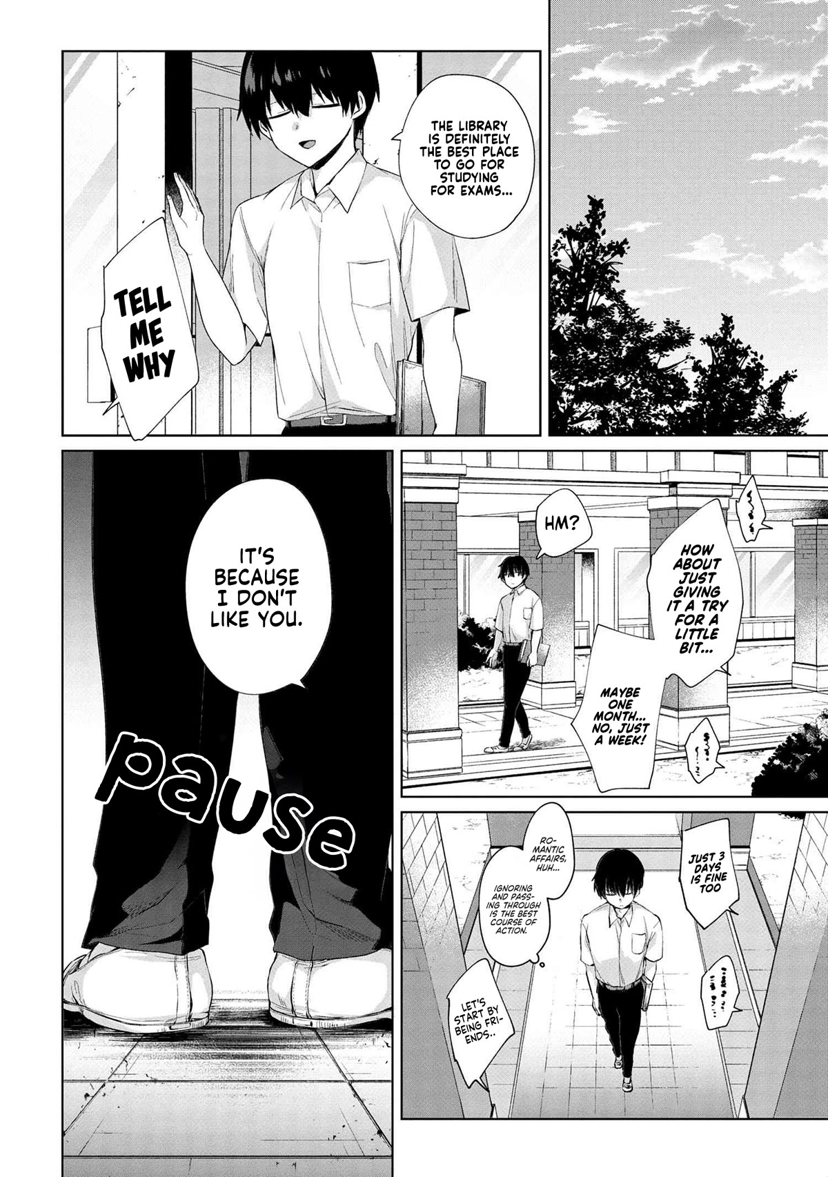 About that time I didn't want to have a matchmaking interview, so I set some impossible conditions and then my classmate showed up chapter 7 page 12