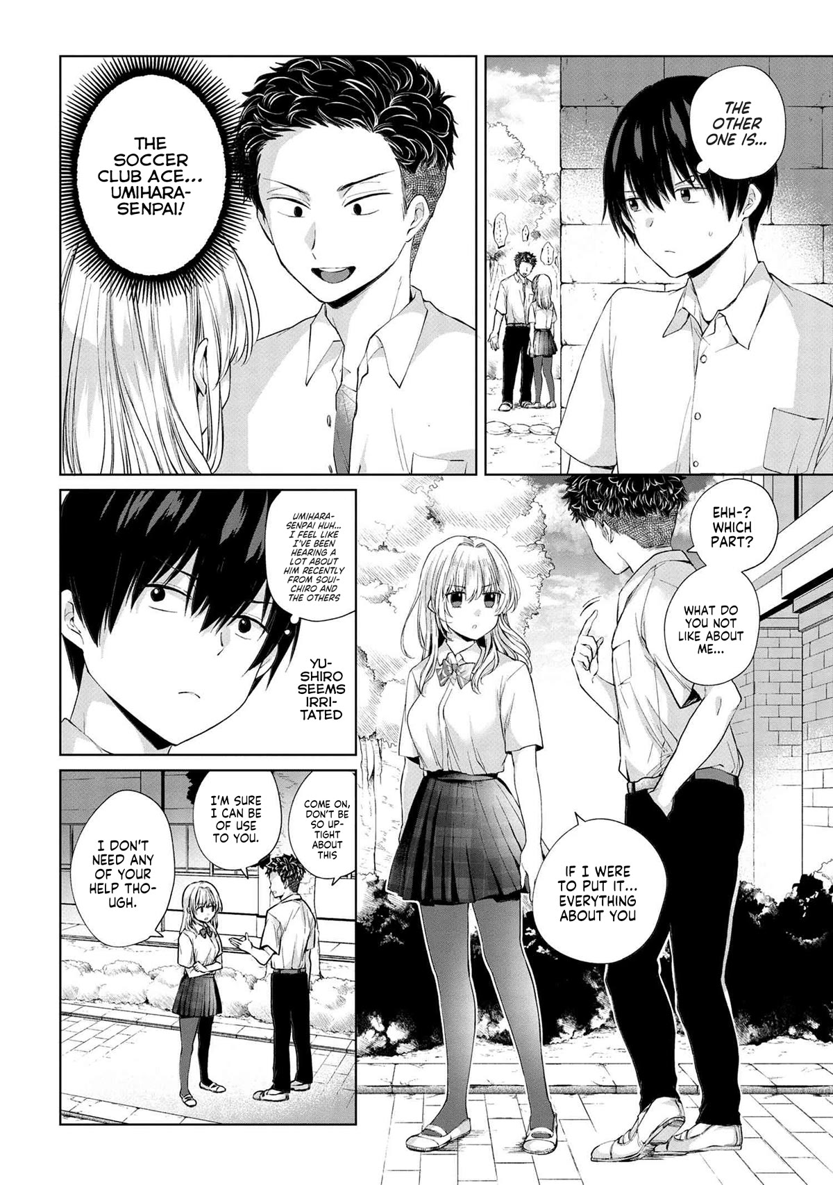 About that time I didn't want to have a matchmaking interview, so I set some impossible conditions and then my classmate showed up chapter 7 page 14