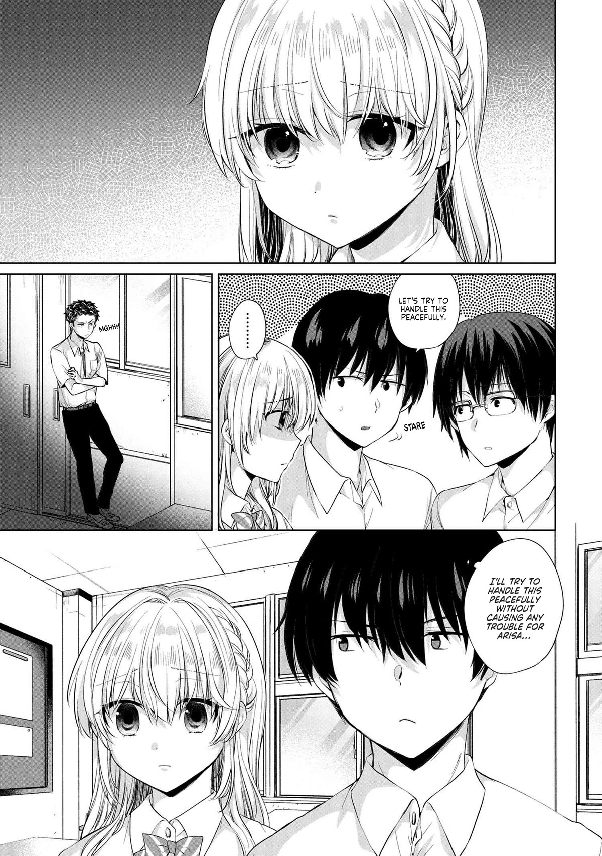 About that time I didn't want to have a matchmaking interview, so I set some impossible conditions and then my classmate showed up chapter 7 page 23