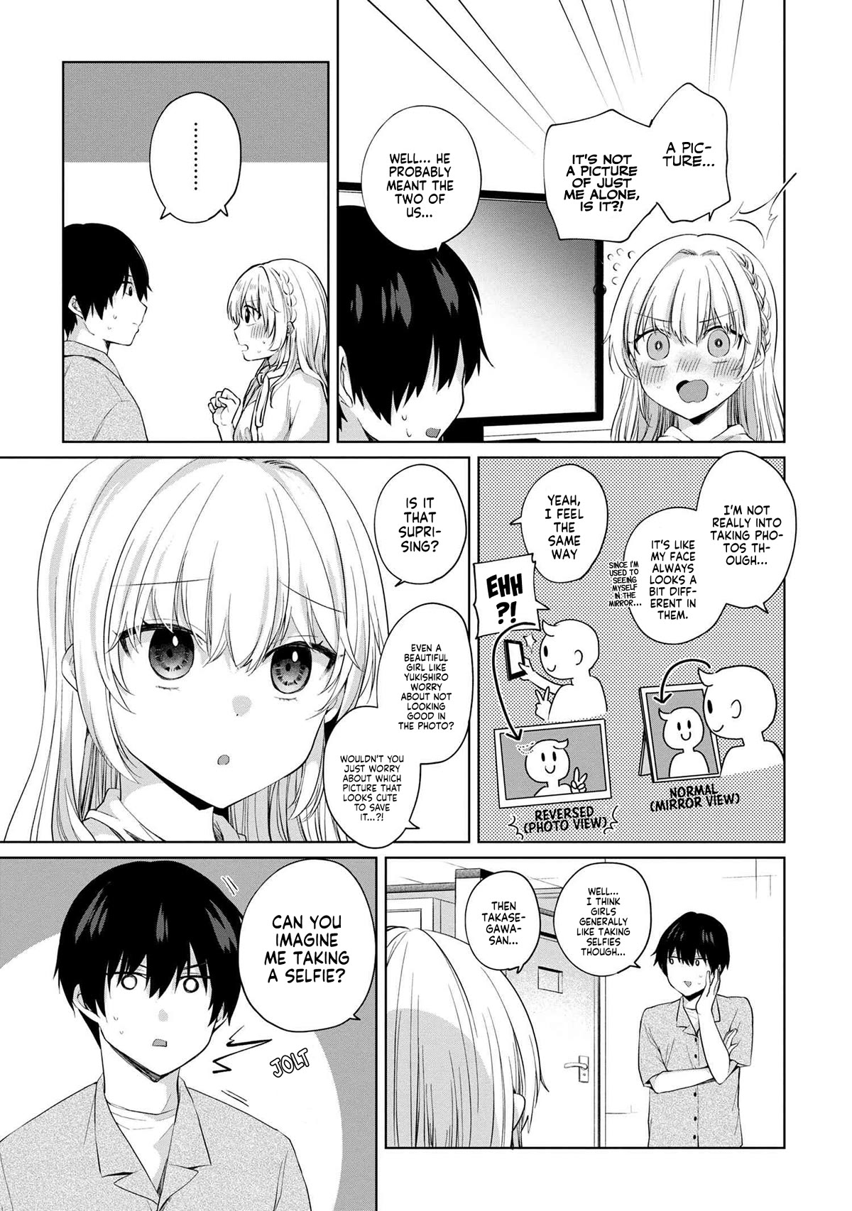 About that time I didn't want to have a matchmaking interview, so I set some impossible conditions and then my classmate showed up chapter 7 page 3