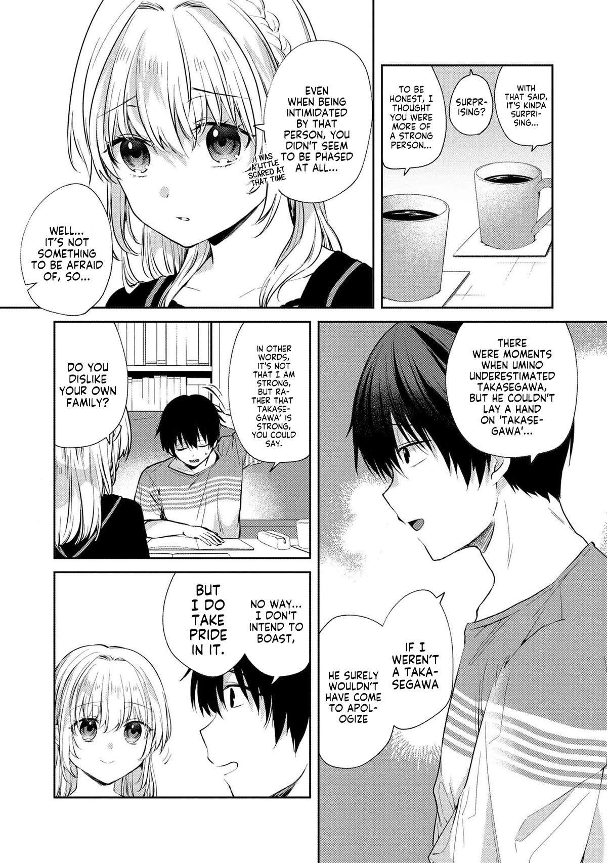 About that time I didn't want to have a matchmaking interview, so I set some impossible conditions and then my classmate showed up chapter 8.1 page 10