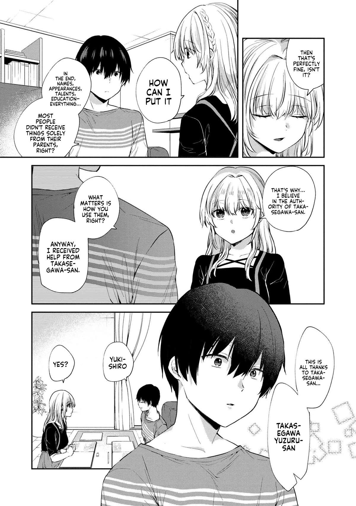 About that time I didn't want to have a matchmaking interview, so I set some impossible conditions and then my classmate showed up chapter 8.1 page 11