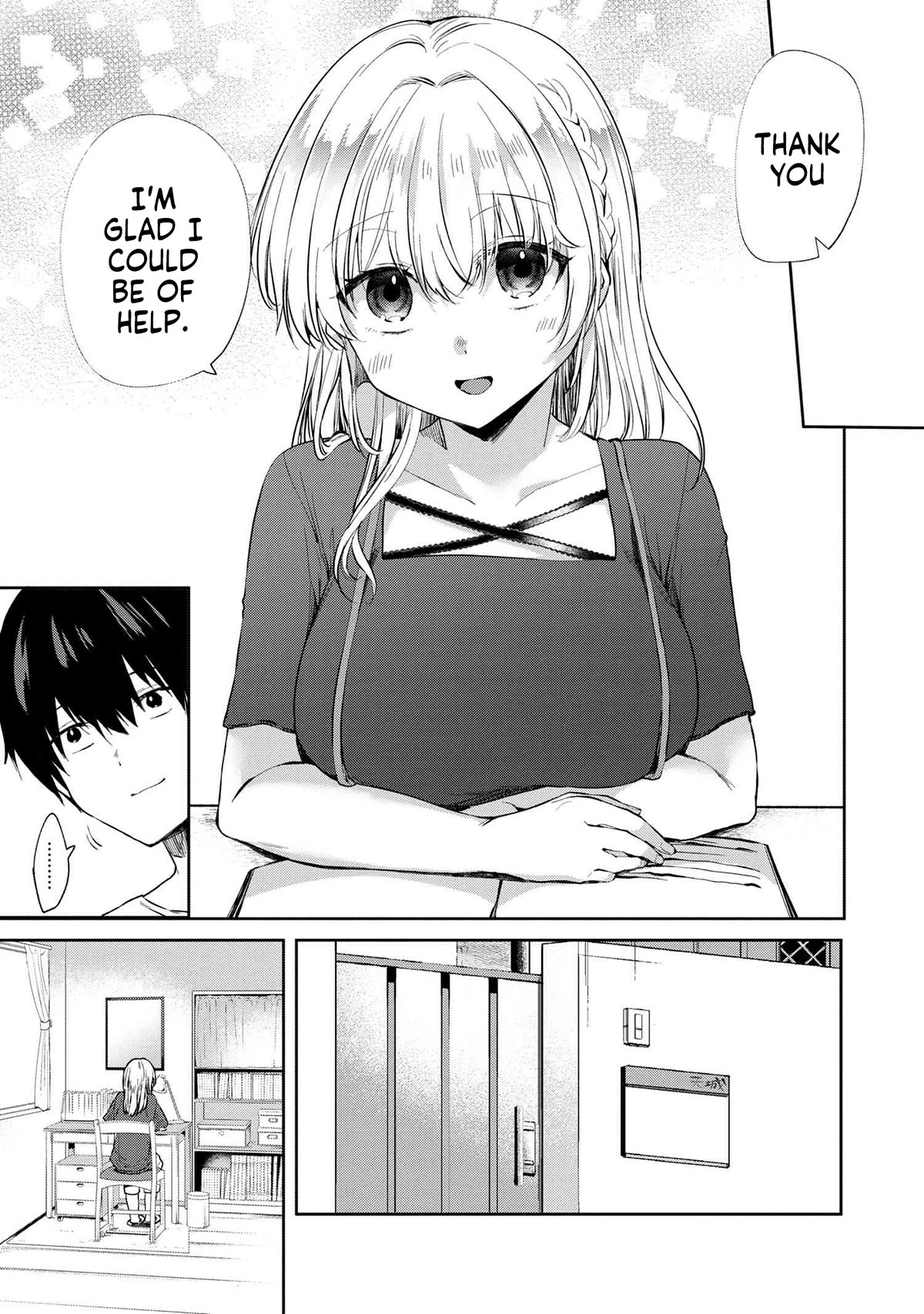 About that time I didn't want to have a matchmaking interview, so I set some impossible conditions and then my classmate showed up chapter 8.1 page 12