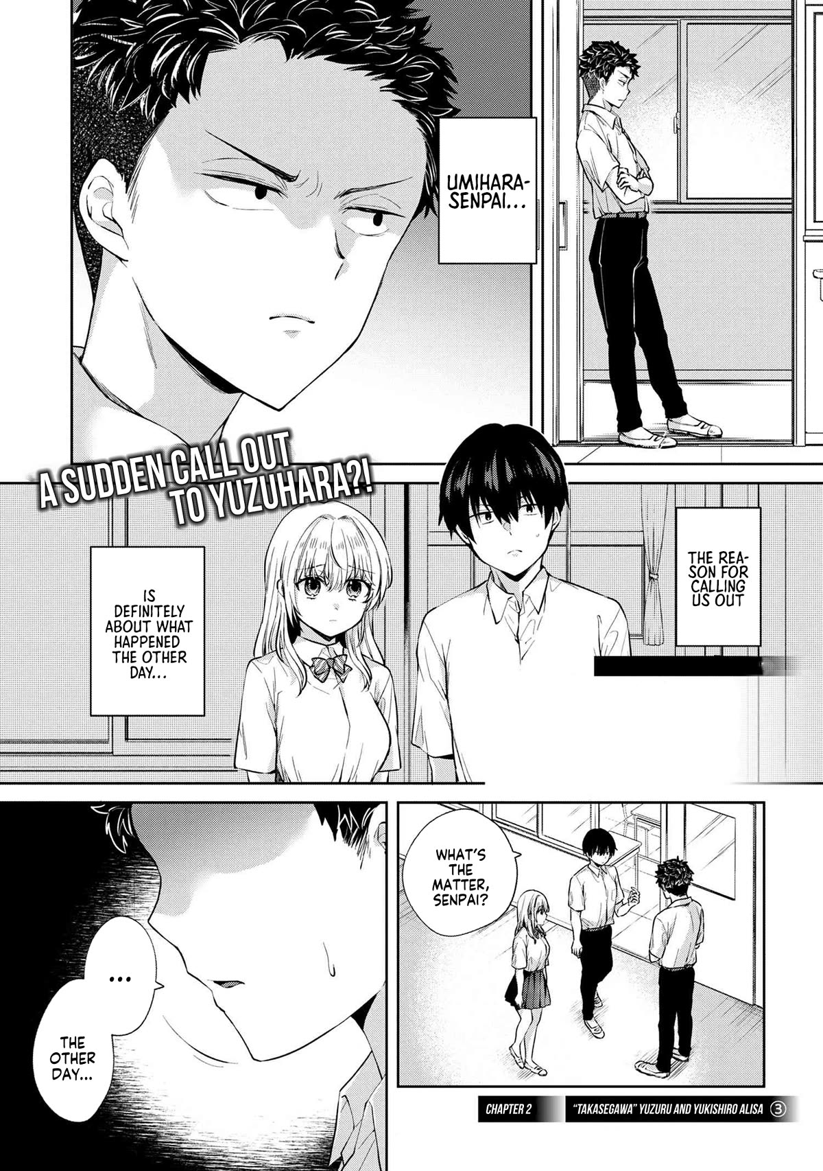 About that time I didn't want to have a matchmaking interview, so I set some impossible conditions and then my classmate showed up chapter 8.1 page 2