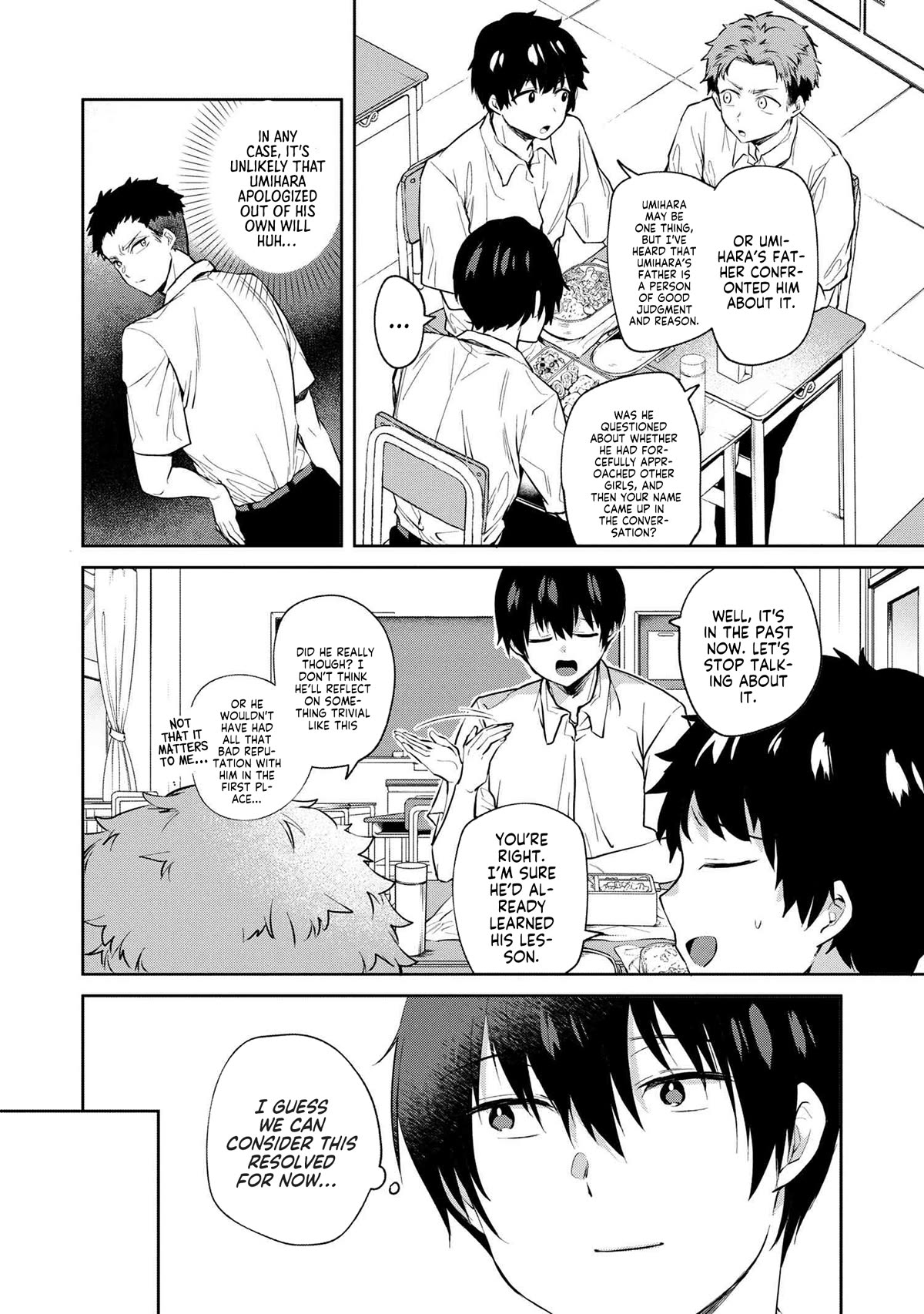 About that time I didn't want to have a matchmaking interview, so I set some impossible conditions and then my classmate showed up chapter 8.1 page 7