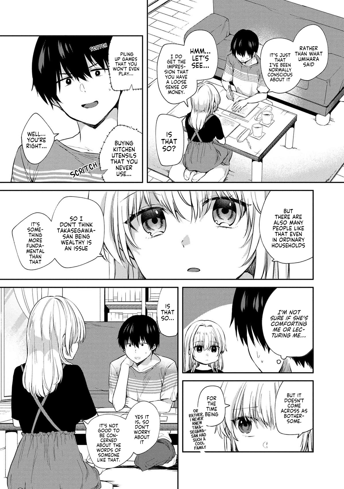 About that time I didn't want to have a matchmaking interview, so I set some impossible conditions and then my classmate showed up chapter 8.1 page 9