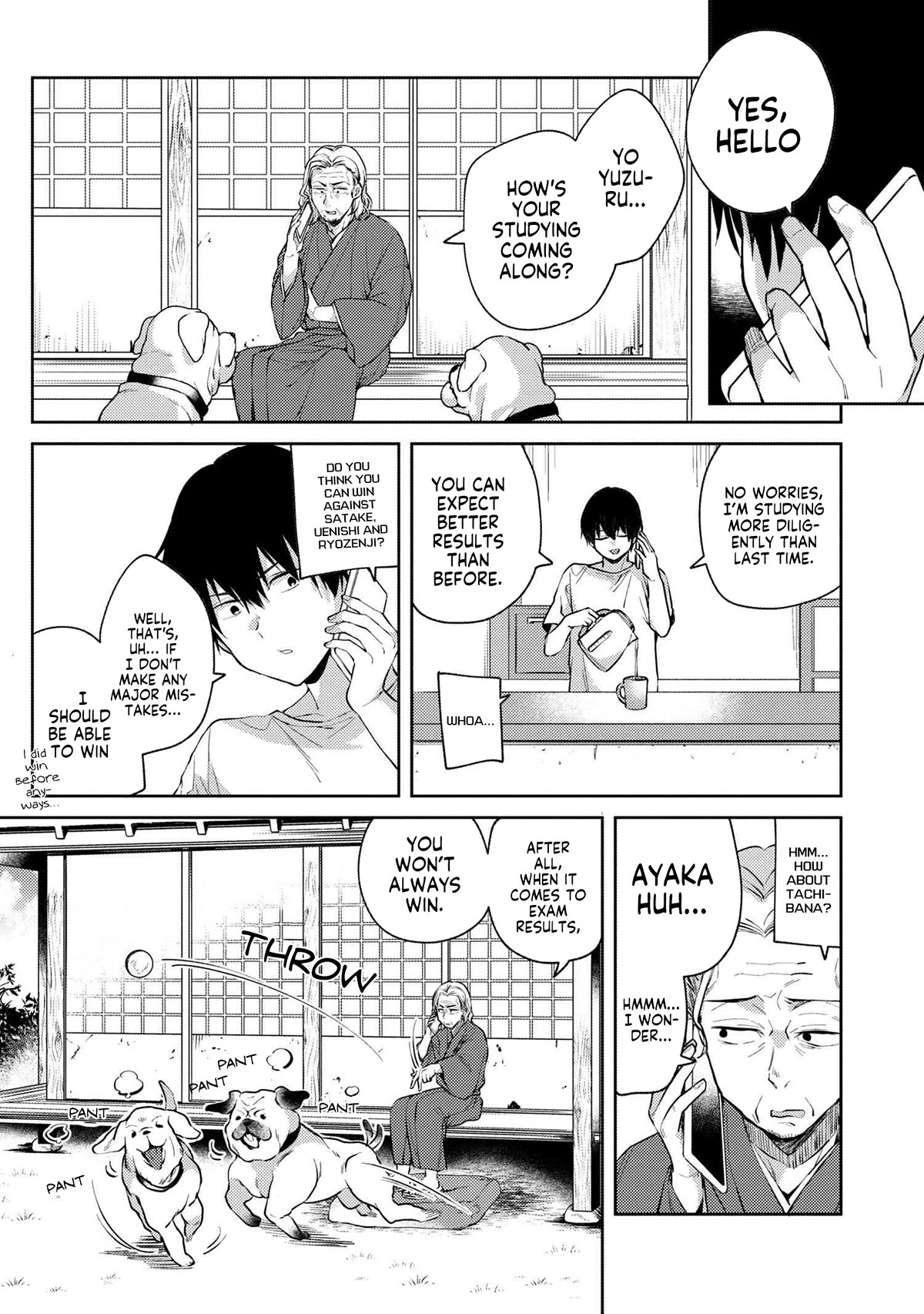 About that time I didn't want to have a matchmaking interview, so I set some impossible conditions and then my classmate showed up chapter 8.2 page 10