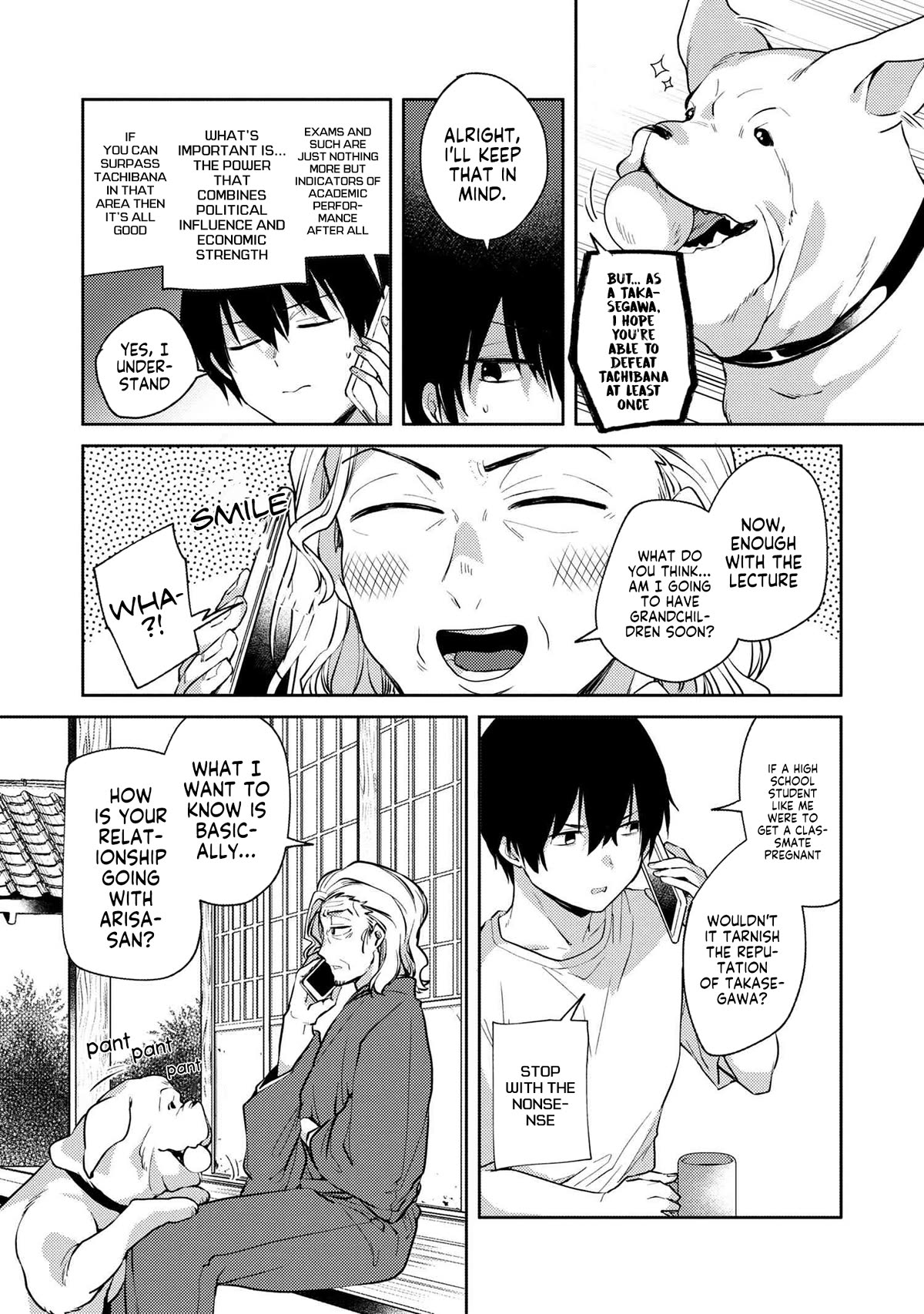 About that time I didn't want to have a matchmaking interview, so I set some impossible conditions and then my classmate showed up chapter 8.2 page 11