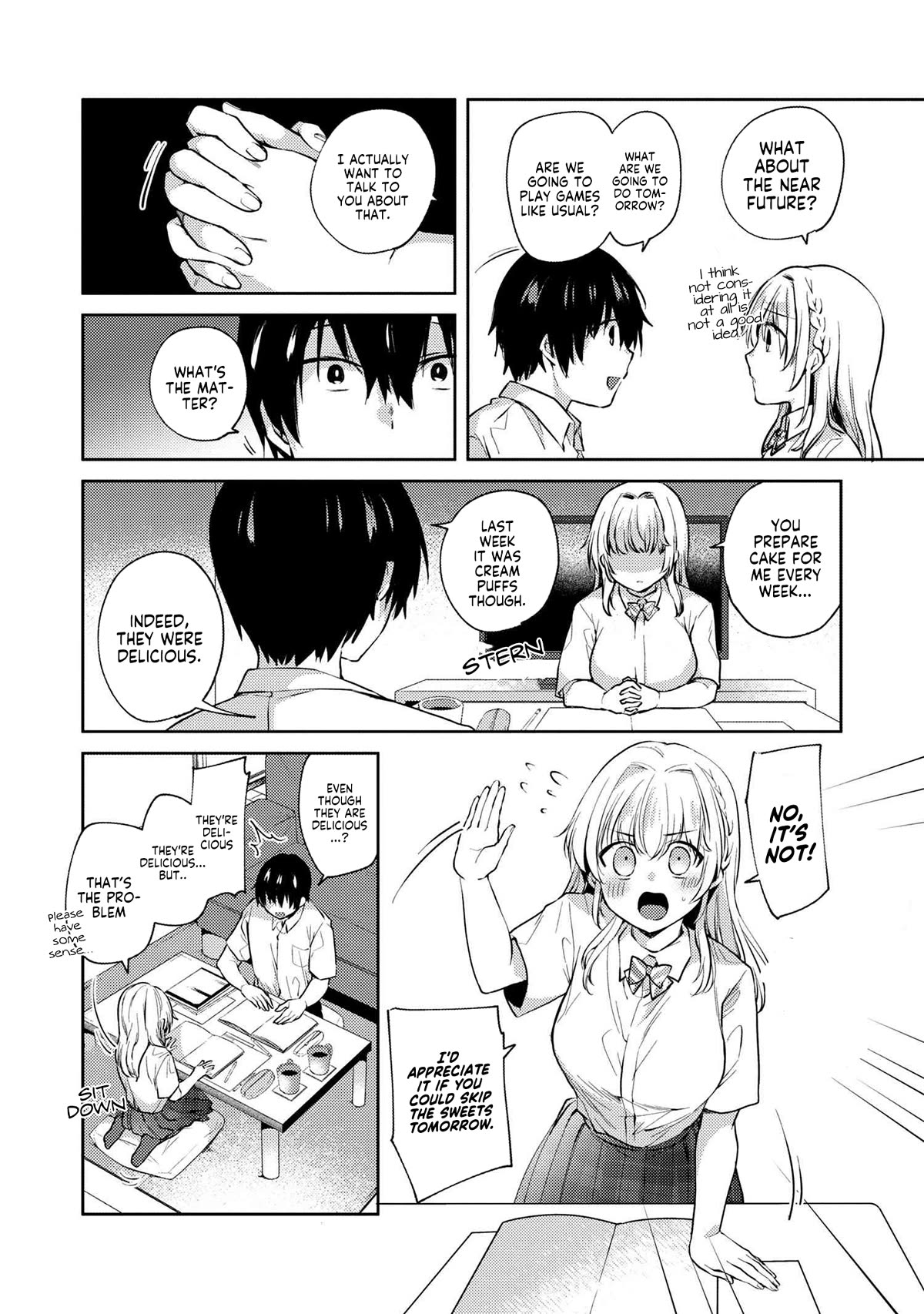 About that time I didn't want to have a matchmaking interview, so I set some impossible conditions and then my classmate showed up chapter 8.2 page 16