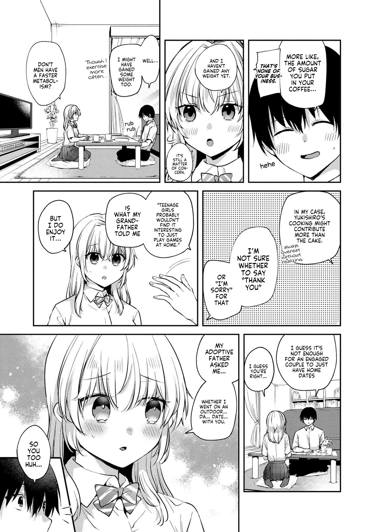 About that time I didn't want to have a matchmaking interview, so I set some impossible conditions and then my classmate showed up chapter 8.2 page 17