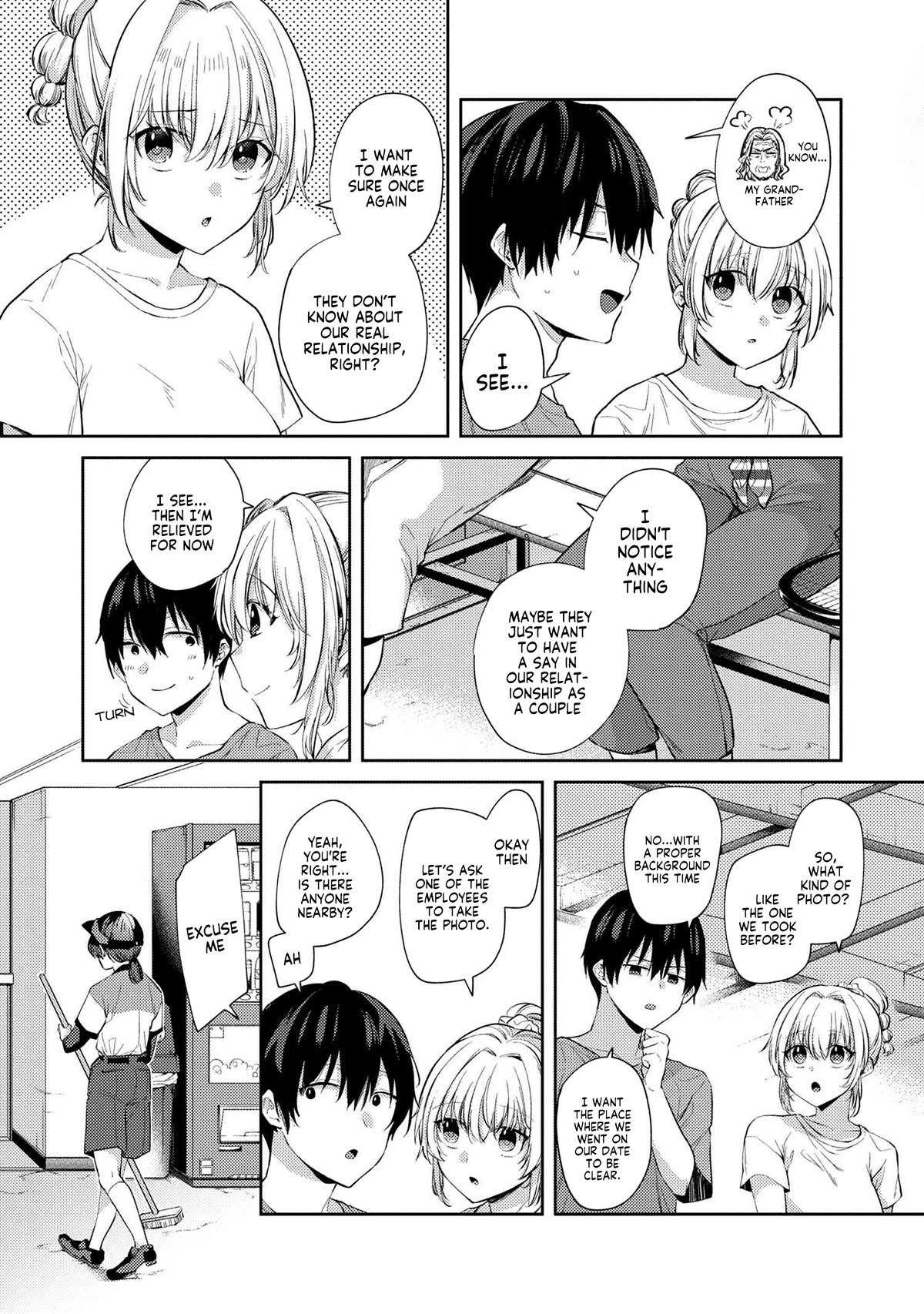 About that time I didn't want to have a matchmaking interview, so I set some impossible conditions and then my classmate showed up chapter 9.1 page 10