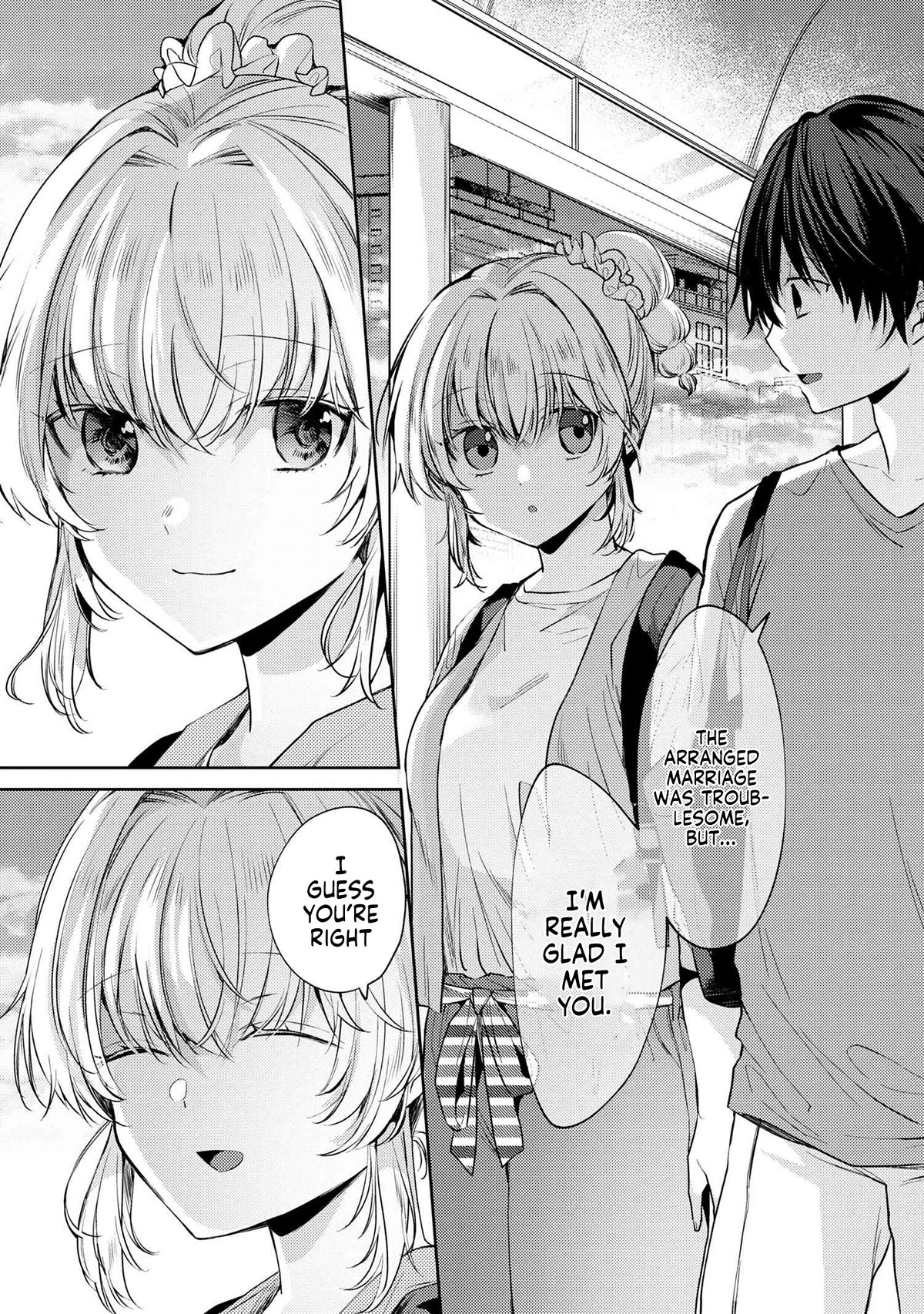 About that time I didn't want to have a matchmaking interview, so I set some impossible conditions and then my classmate showed up chapter 9.2 page 11