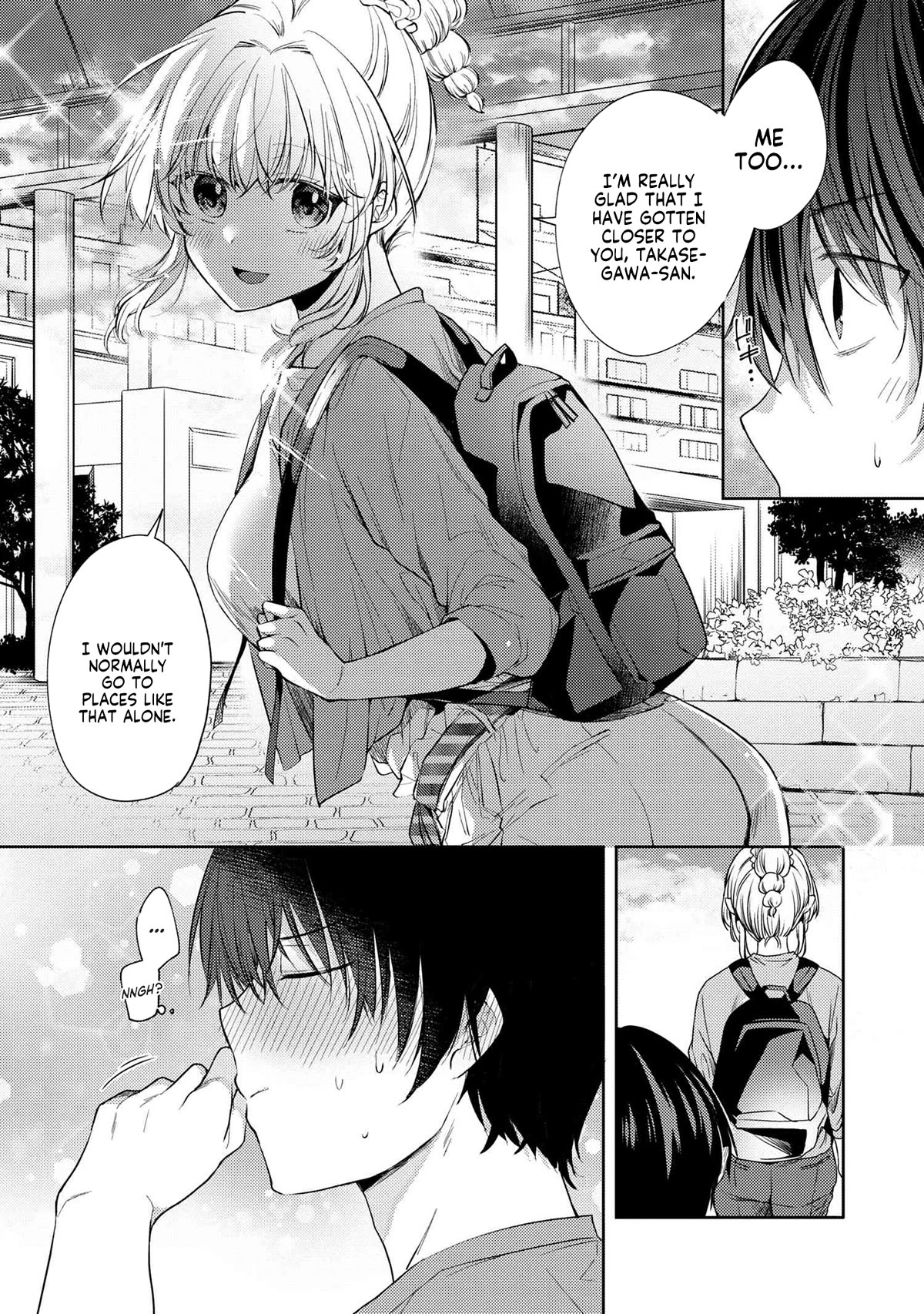 About that time I didn't want to have a matchmaking interview, so I set some impossible conditions and then my classmate showed up chapter 9.2 page 12