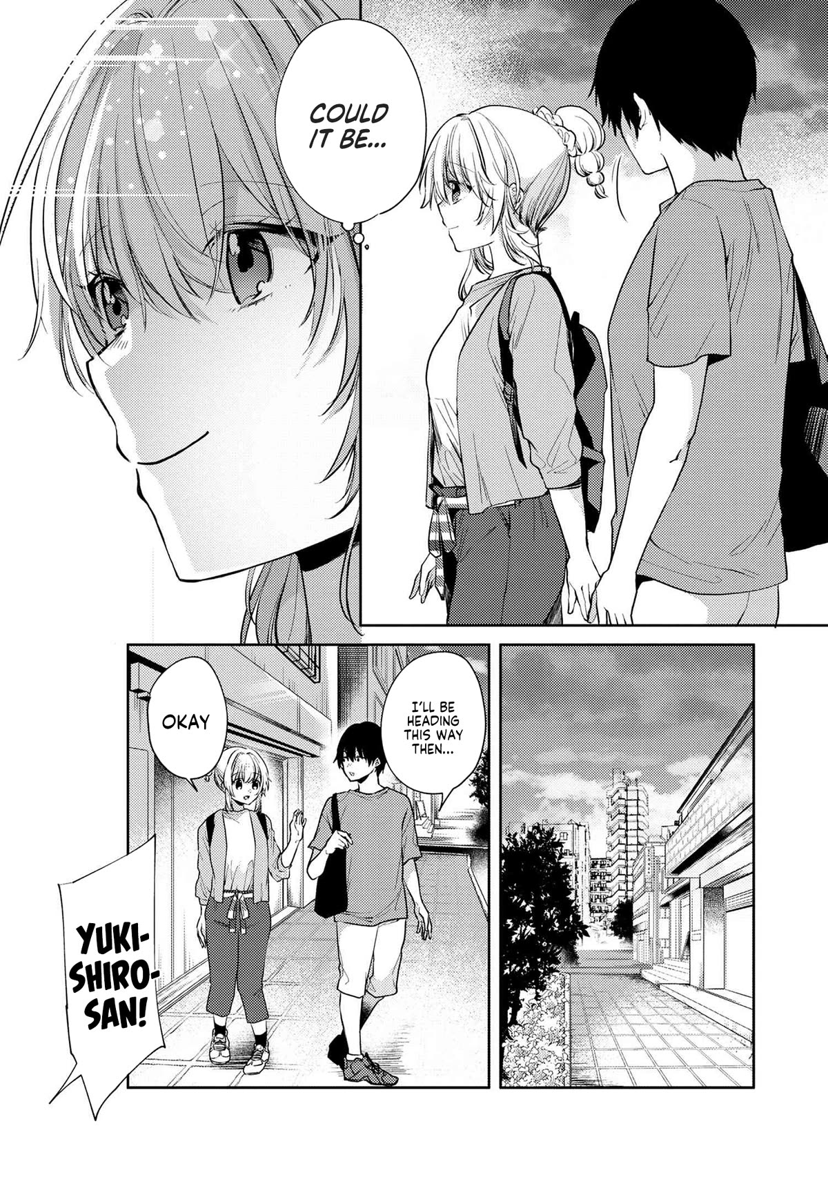 About that time I didn't want to have a matchmaking interview, so I set some impossible conditions and then my classmate showed up chapter 9.2 page 13