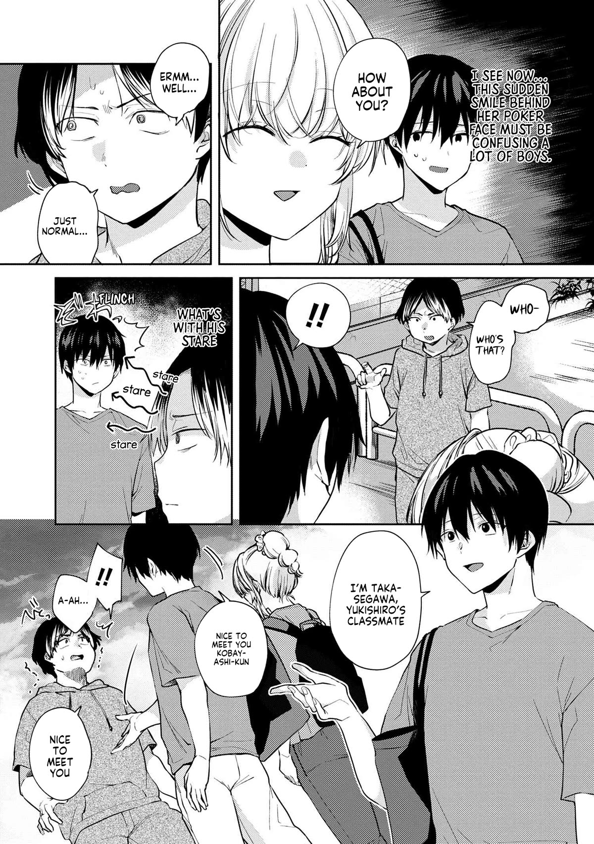 About that time I didn't want to have a matchmaking interview, so I set some impossible conditions and then my classmate showed up chapter 9.2 page 15