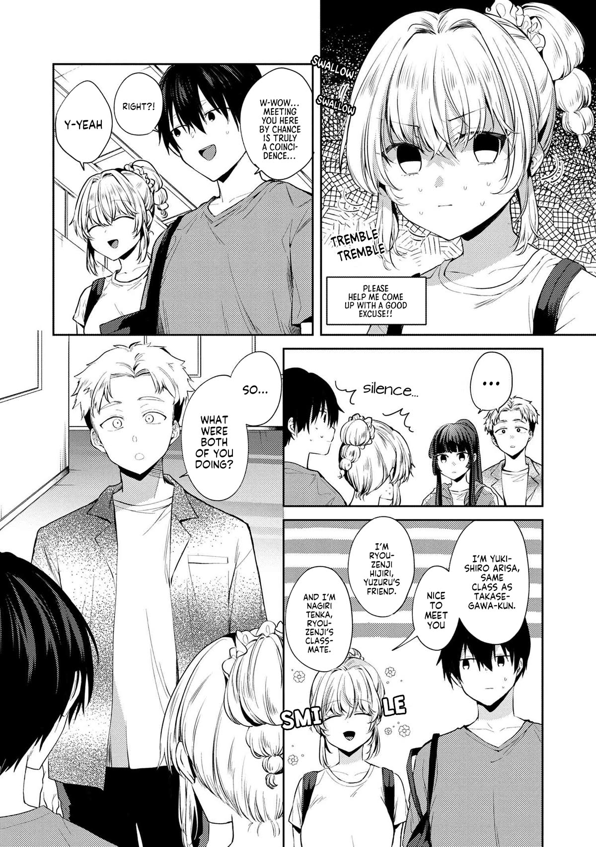 About that time I didn't want to have a matchmaking interview, so I set some impossible conditions and then my classmate showed up chapter 9.2 page 3