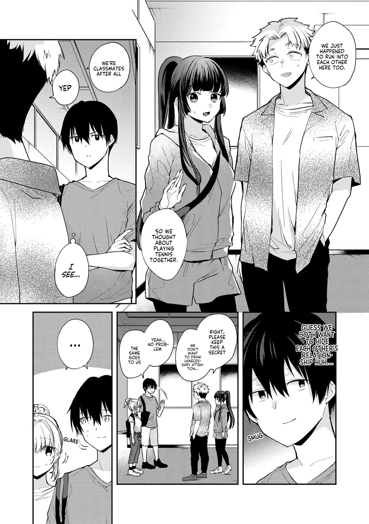 About that time I didn't want to have a matchmaking interview, so I set some impossible conditions and then my classmate showed up chapter 9.2 page 5