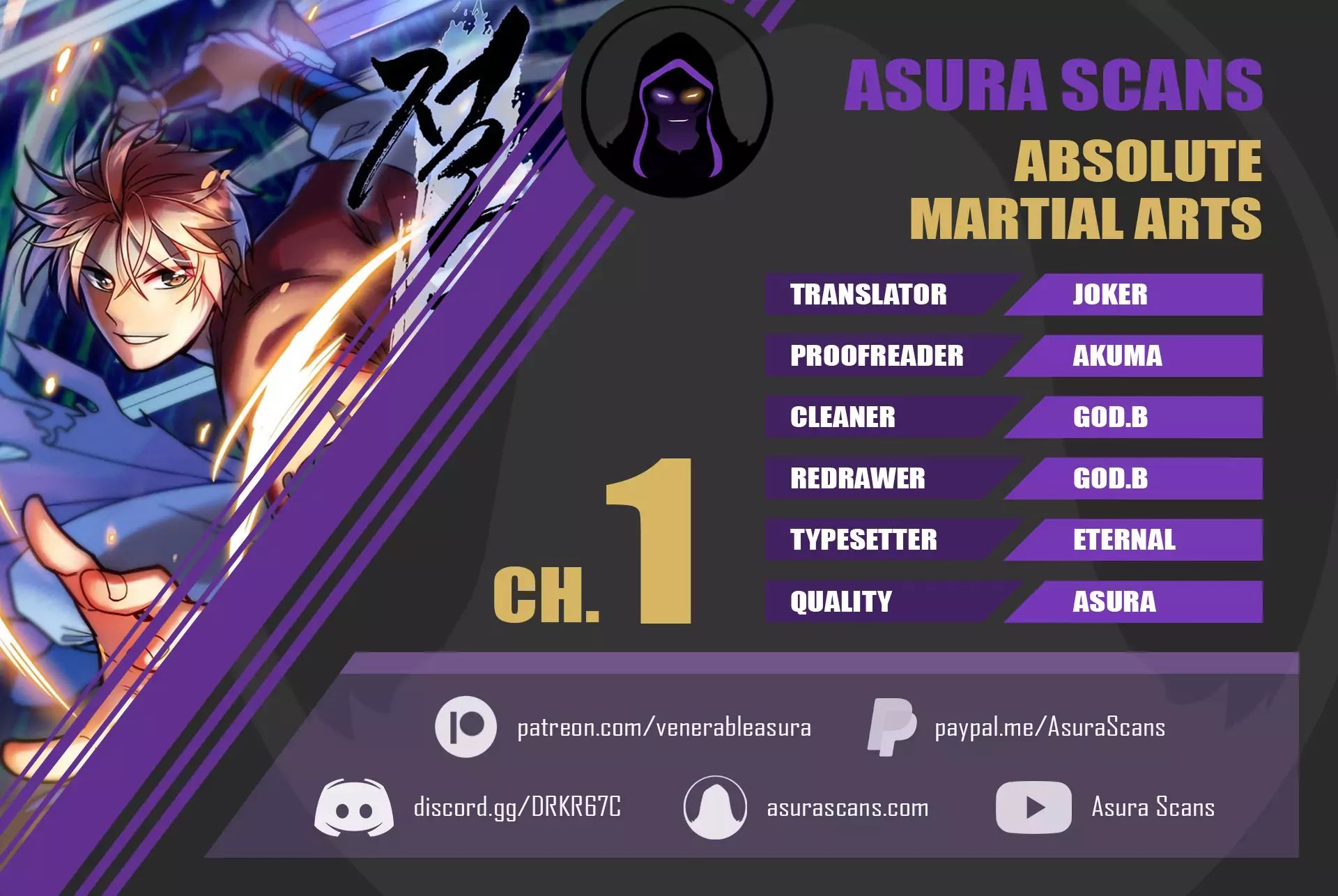 Absolute Martial Arts chapter 1 page 1