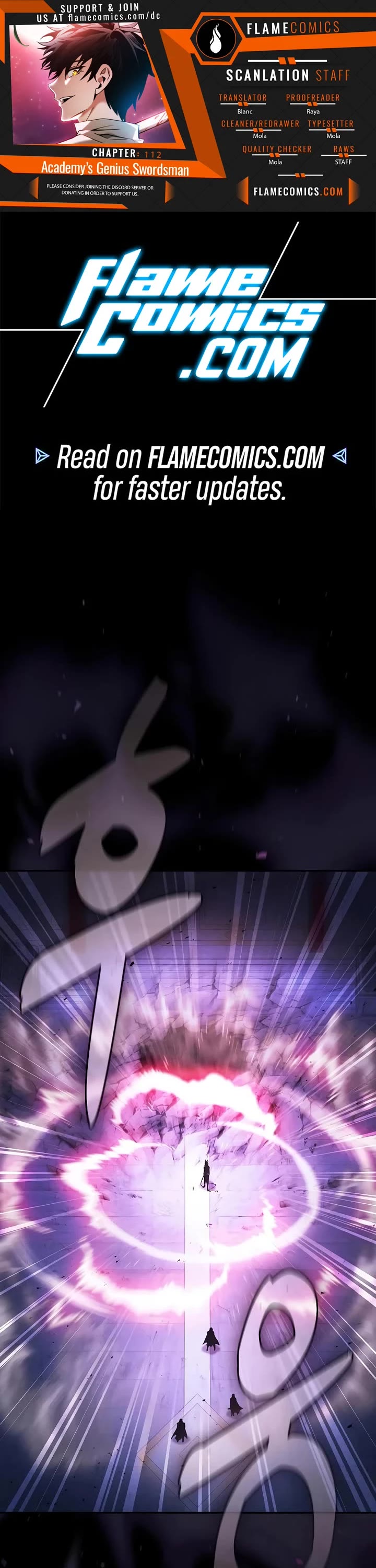 Academy’s Genius Swordmaster chapter 112 page 1