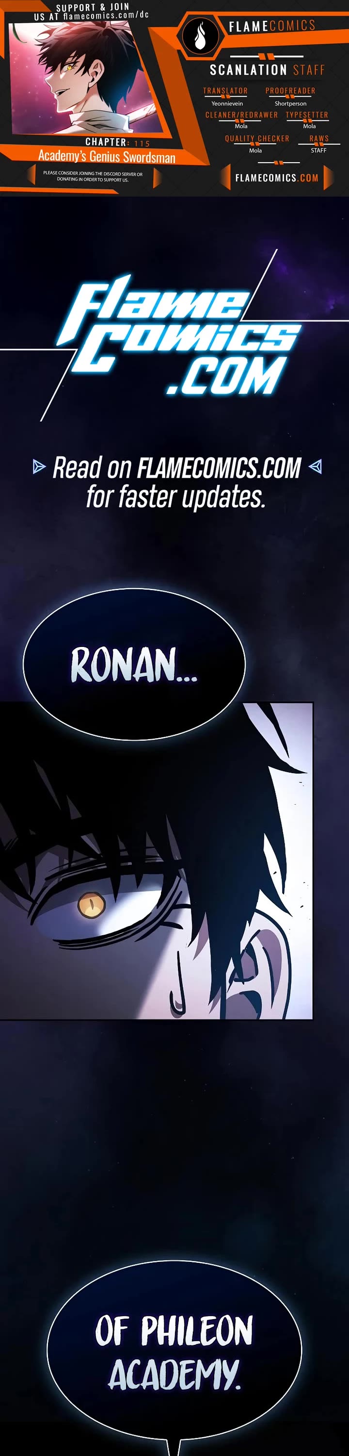 Academy’s Genius Swordmaster chapter 115 page 1