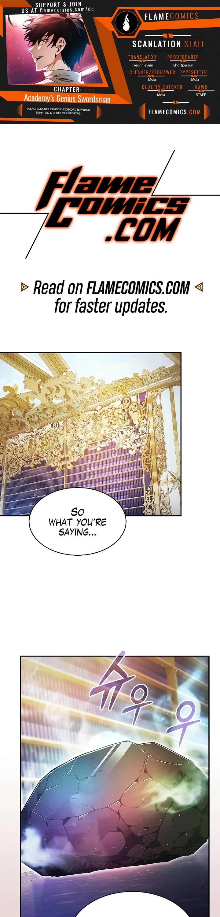 Academy’s Genius Swordmaster chapter 121 page 1