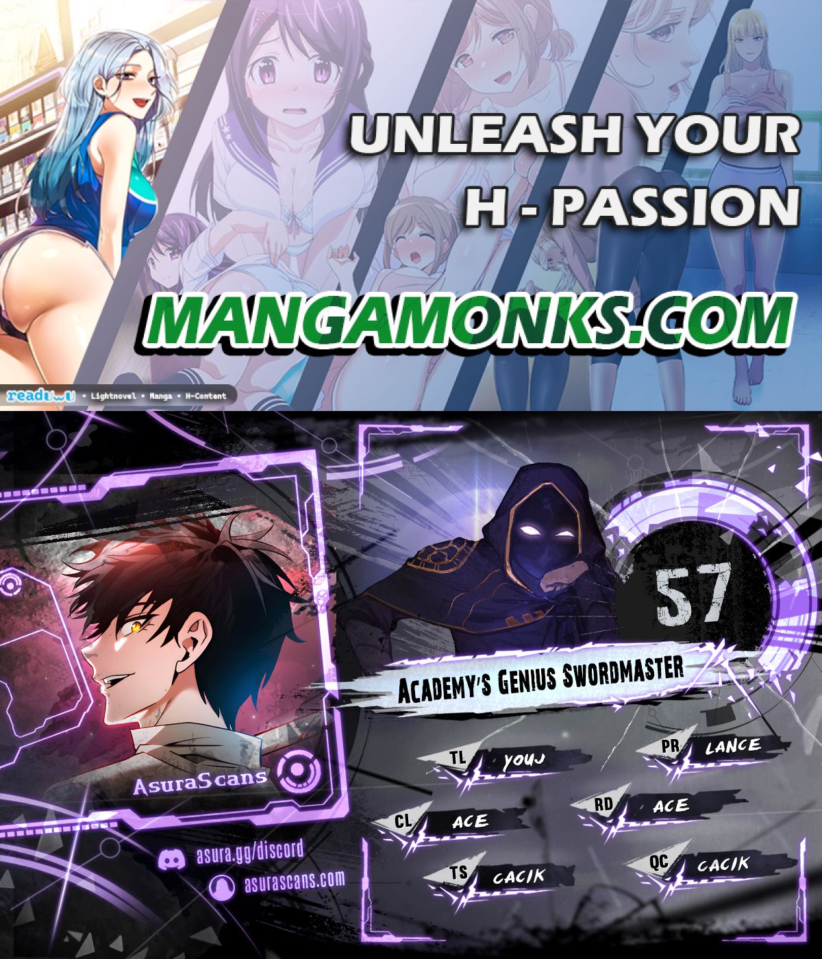 Academy’s Genius Swordmaster chapter 57 page 1