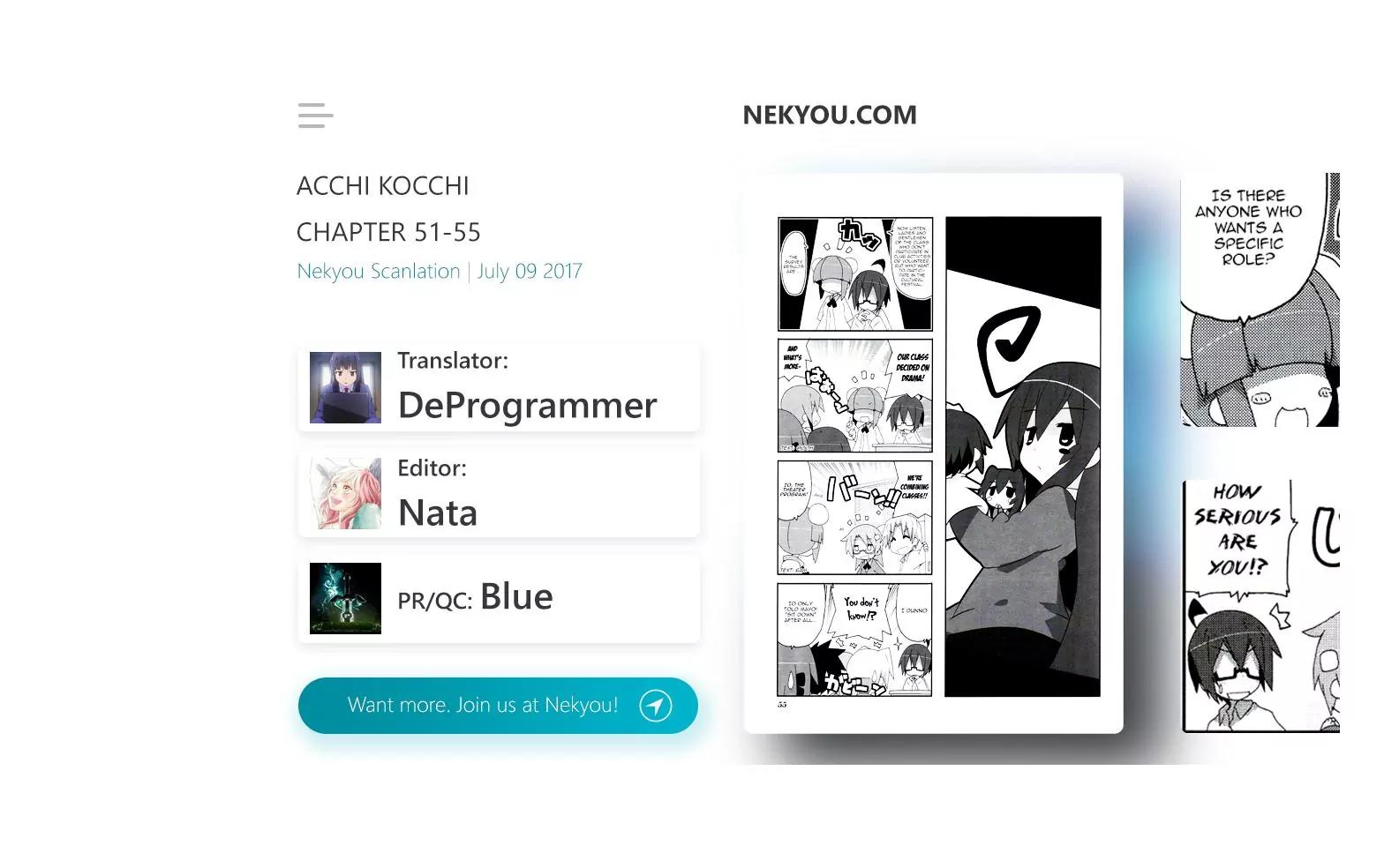 Acchi Kocchi chapter 54 page 1