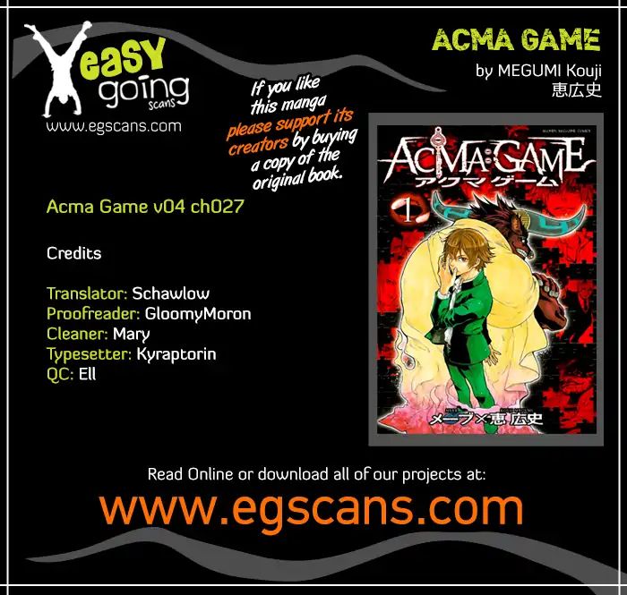 Acma:Game chapter 27 page 1