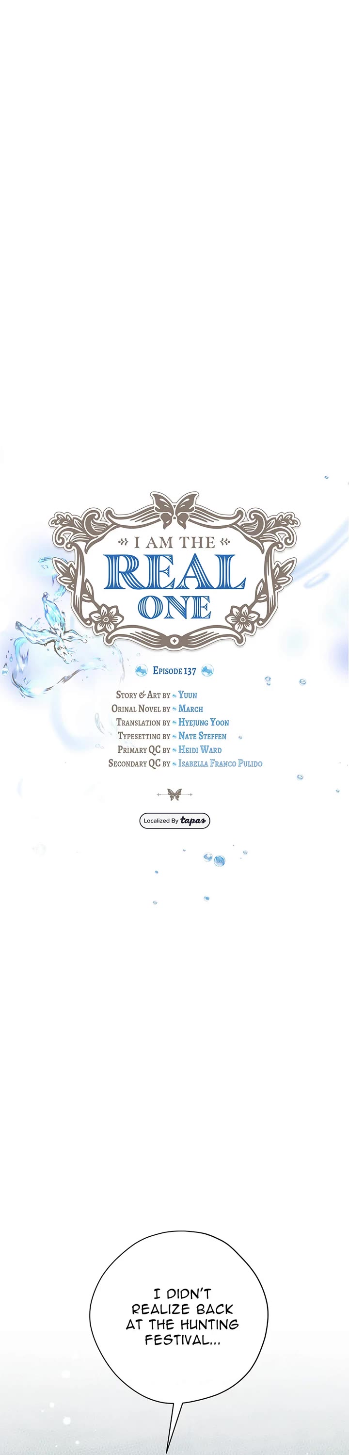 Actually, I Was the Real One chapter 137 page 1