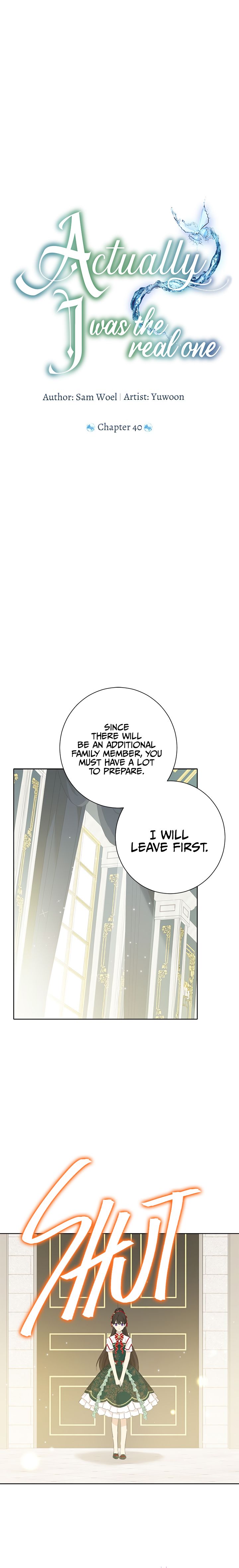 Actually, I Was the Real One chapter 40 page 1